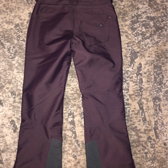 Marmot Pants - Mountain Hardwear Women’s Ski Pants - Purple/Burgundy Medium OL0772 with RECCO